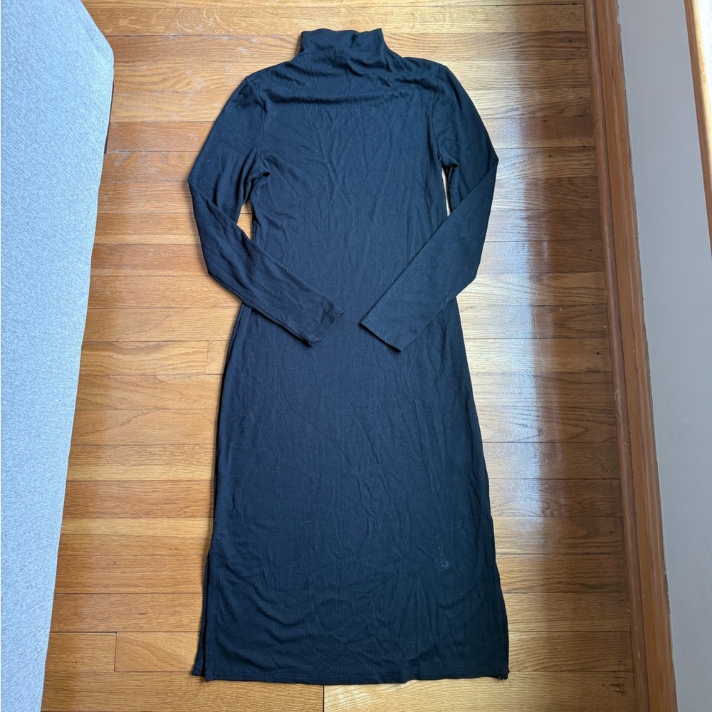 A New Day BLACK Turtleneck Sheath Dress